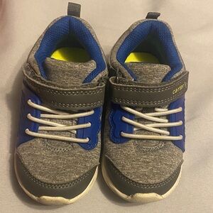 Carter's Grey and Royal Blue Toddler Sneakers